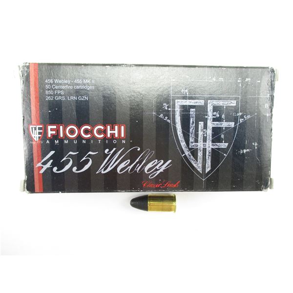 FIOCCHI .455 WEBLEY AMMO