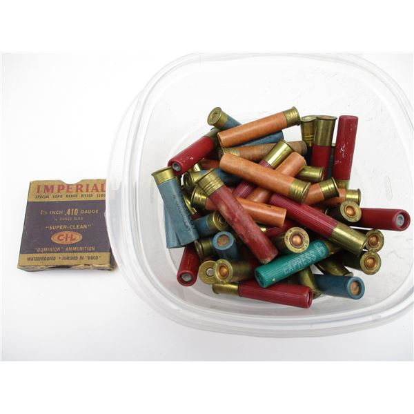 ASSORTED .410 GAUGE SHOTSHELLS LOT