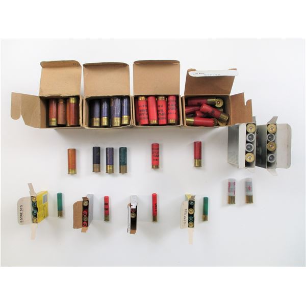 ASSORTED 24 GAUGE, 16 GAUGE, .410 GAUGE, ETC., SHOTSHELLS LOT