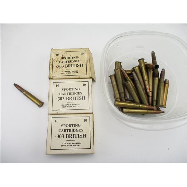 ASSORTED .303 BRITISH AMMO