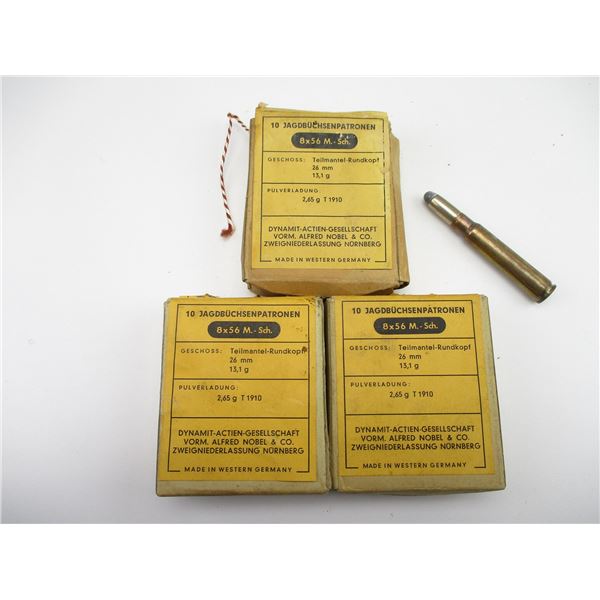 RWS 8X56 MANN SHOEN AMMO