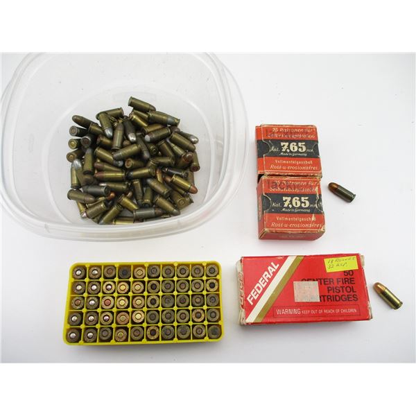 ASSORTED .32 AUTO AMMO