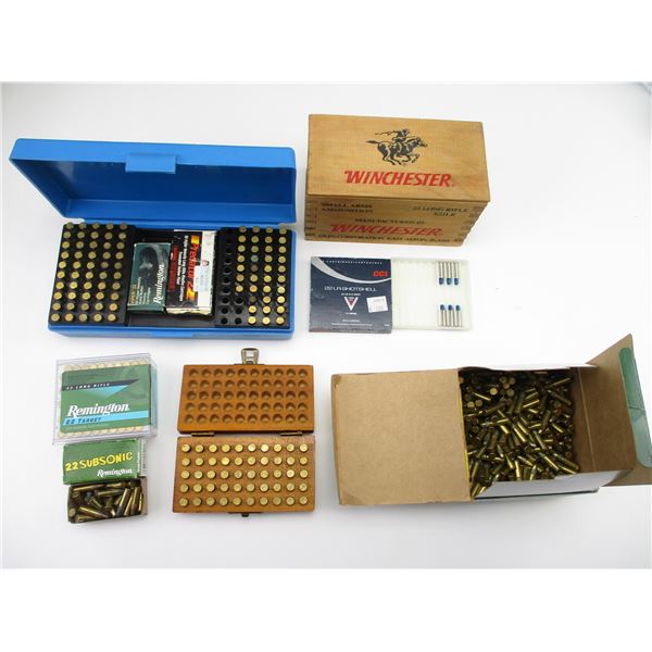 ASSORTED .22 LONG RIFLE AMMO