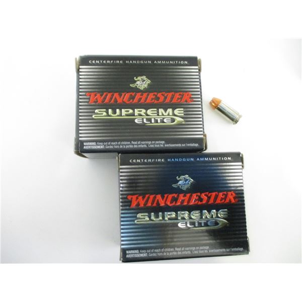 WINCHESTER SUPREME ELITE .40 S&W AMMO