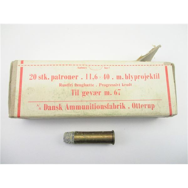 DANISH 11.6X40 AMMO