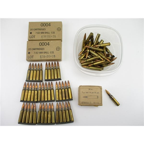 MILITARY ASSORTED 7.62 NATO AMMO