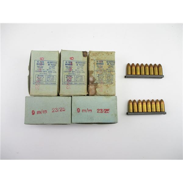 MILITARY 9MM PARABELLUM AMMO