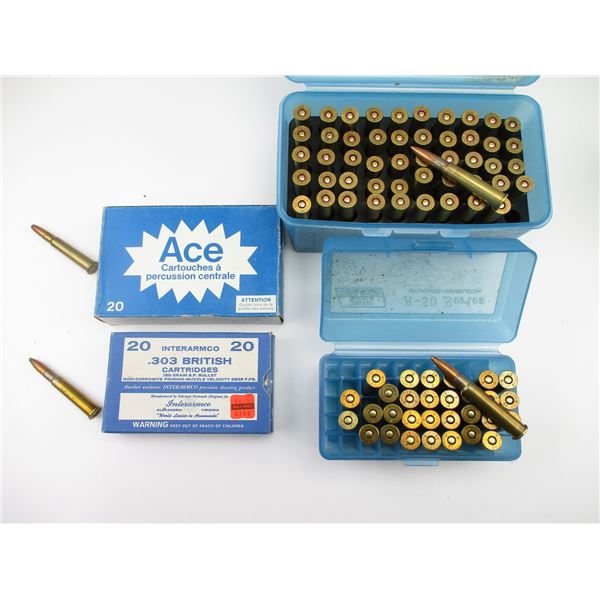 MILITARY ASSORTED .303 BRITISH AMMO