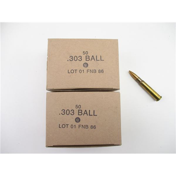 MILITARY FN .303 BRITISH AMMO