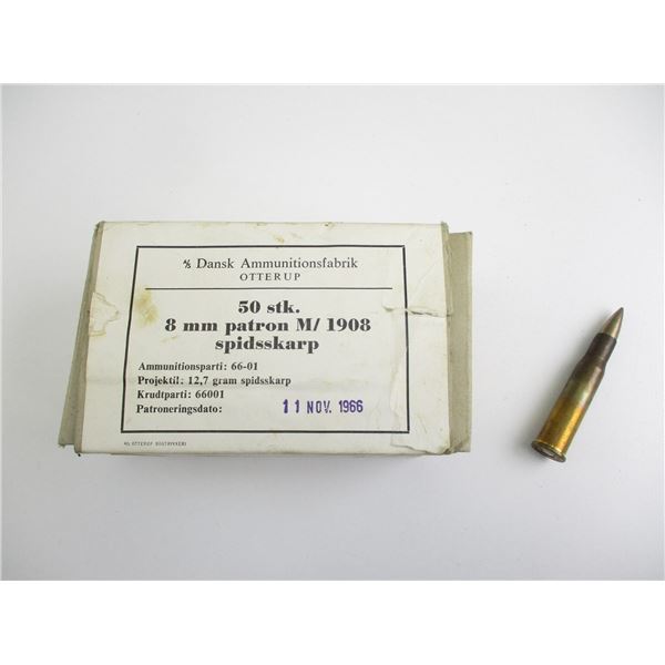 MILITARY DANISH 8X58R AMMO