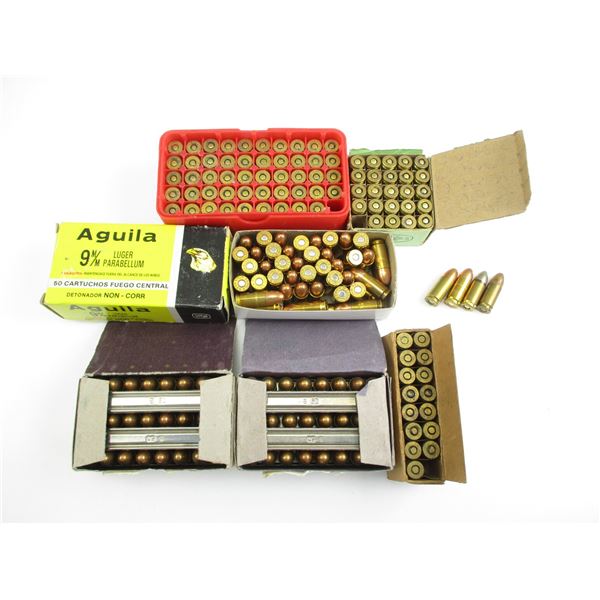 MILITARY ASSORTED 9MM LUGER AMMO