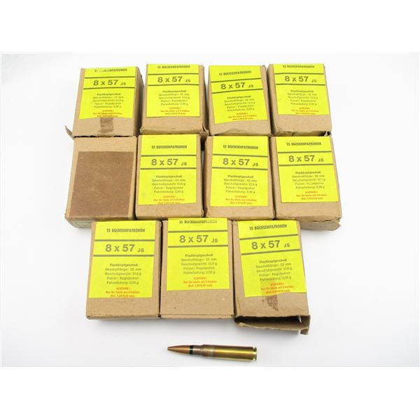 MILITARY DAG 8MM MAUSER AMMO