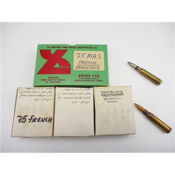 MILITARY 7.5X54 FRENCH AMMO