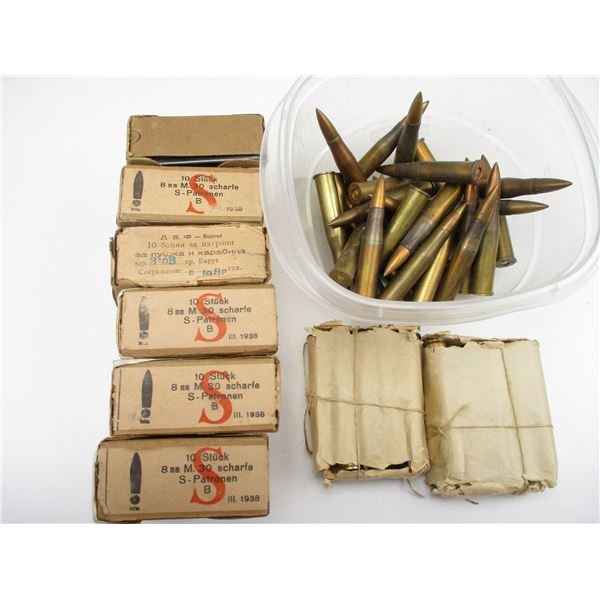 MILITARY ASSORTED 8X56R AMMO