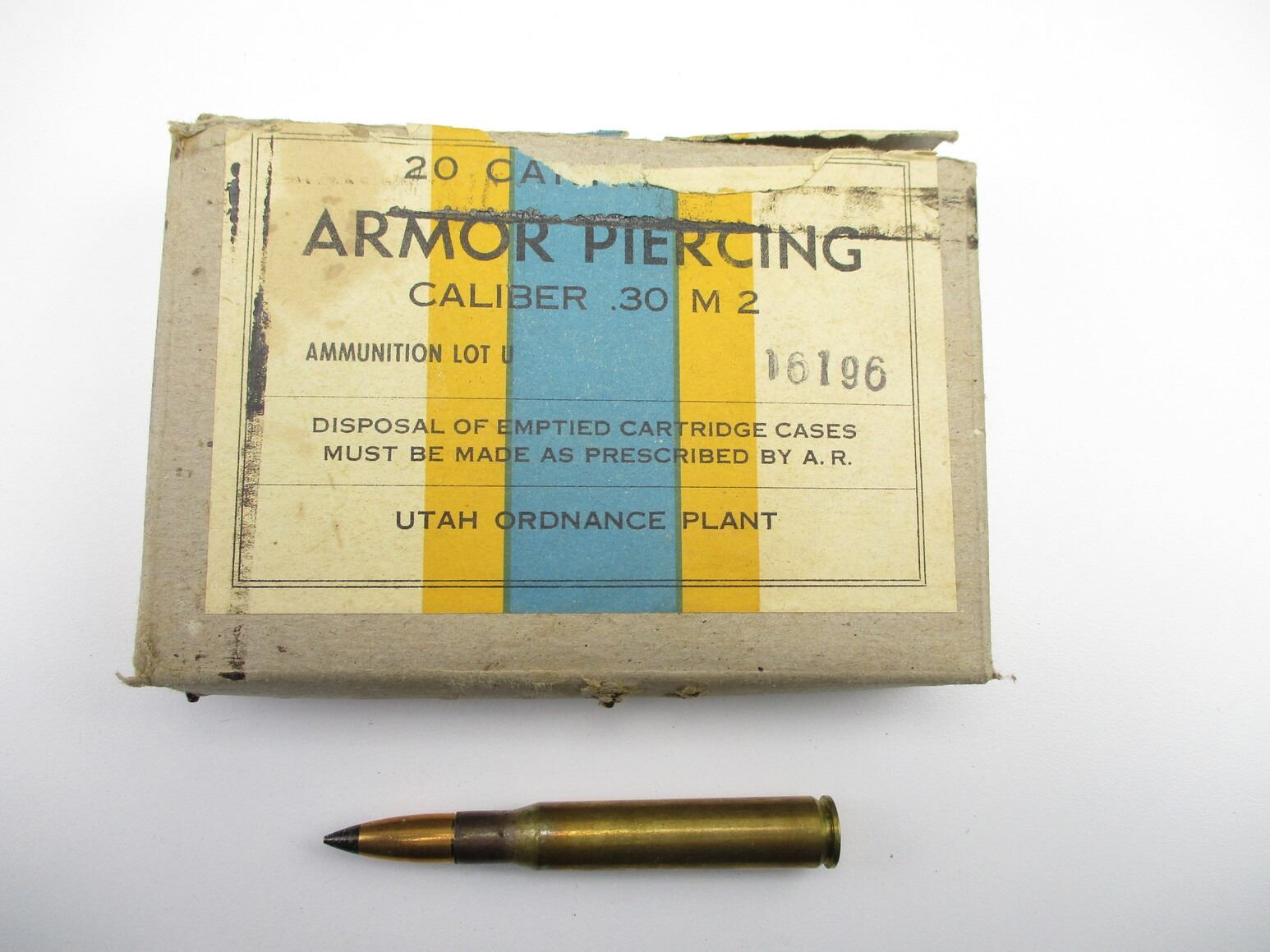 MILITARY WWII .30-06 ARMOR PIERCING AMMO