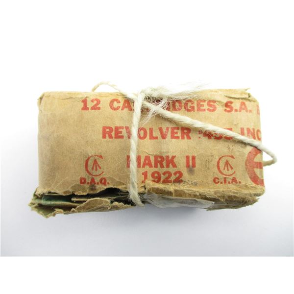 MILITARY CANADIAN .455 WEBLEY AMMO