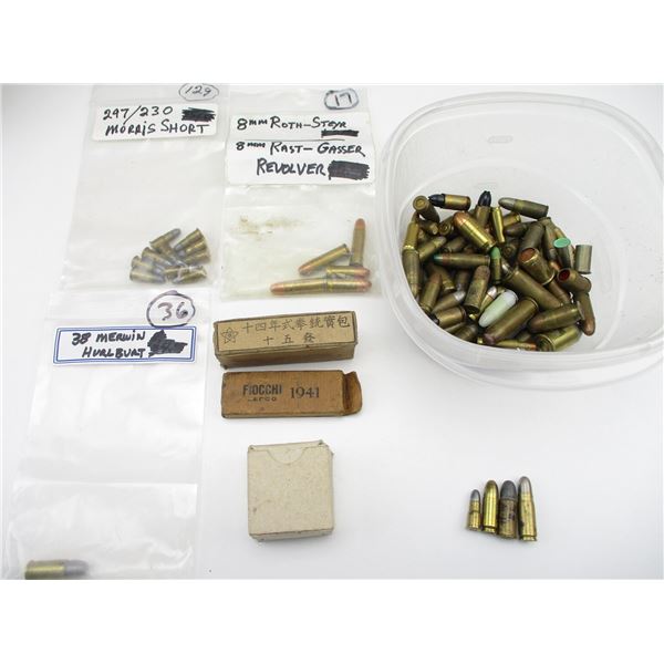 MILITARY ASSORTED PISTOL AMMO LOT