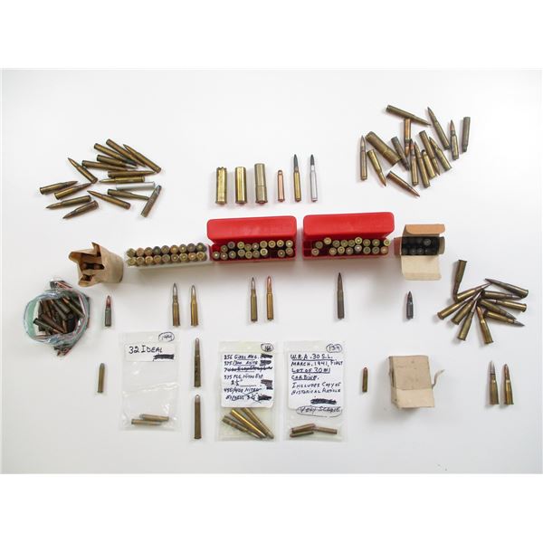 MILITARY ASSORTED RIFLE AMMO LOT