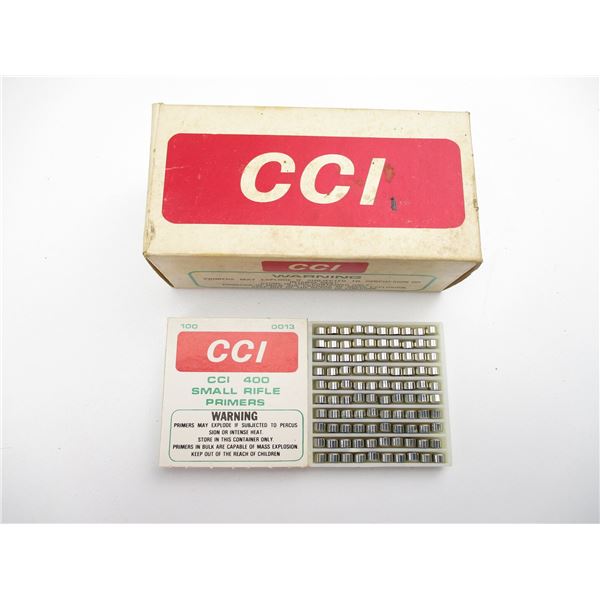 CCI NO.400 SMALL RIFLE PRIMERS LOT