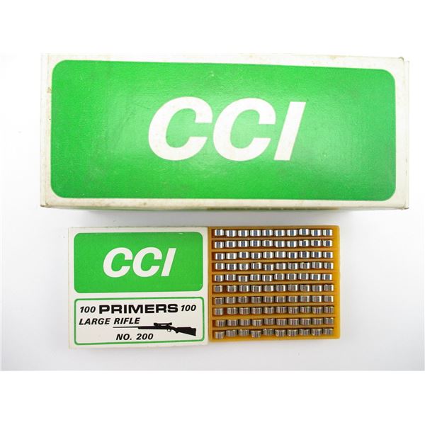 CCI NO. 200 LARGE RIFLE PRIMERS LOT