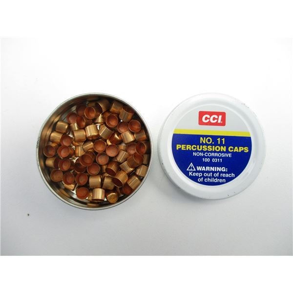 CCI NO.11 PERCUSSION CAPS LOT
