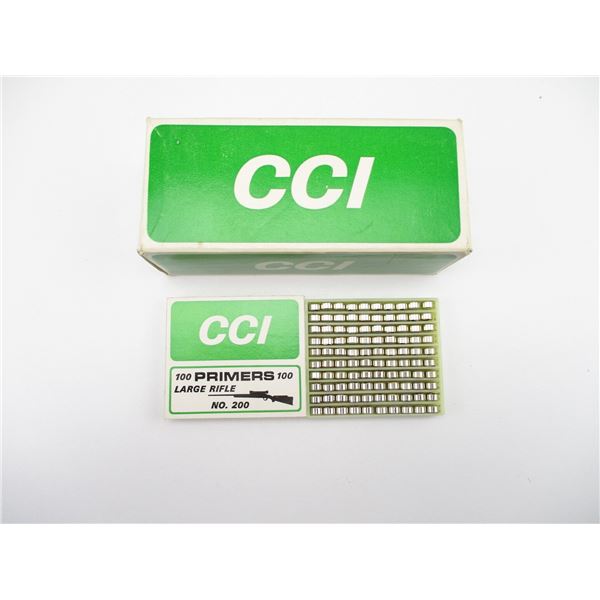 CCI NO.200 LARGE RIFLE PRIMERS LOT