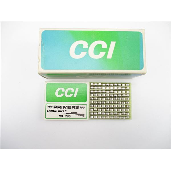 CCI NO.200 LARGE RIFLE PRIMERS LOT