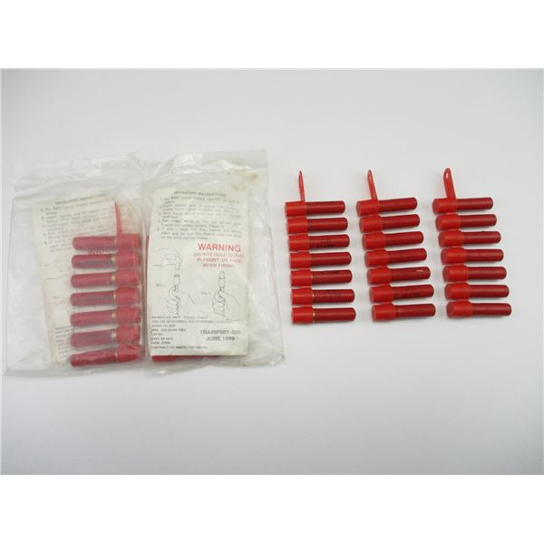 ASSORTED RED SIGNAL FLARES LOT