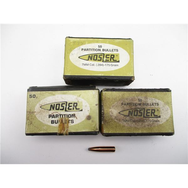 NOSLER 7MM CAL BULLETS LOT