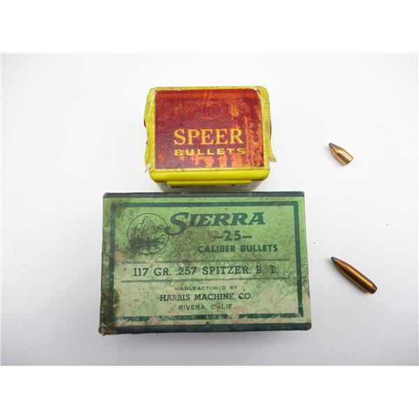 ASSORTED .25 CAL BULLETS LOT