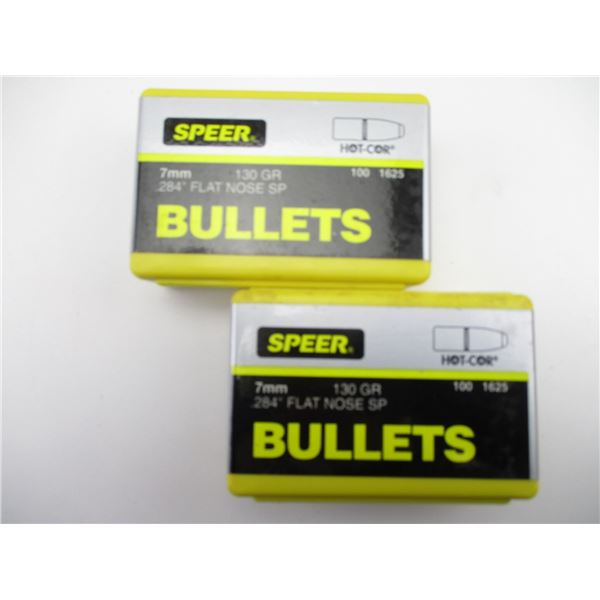 SPEER 7MM CAL BULLETS LOT