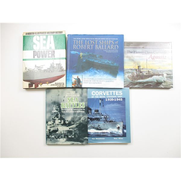 ASSORTED MILITARY NAVAL BOOK LOT