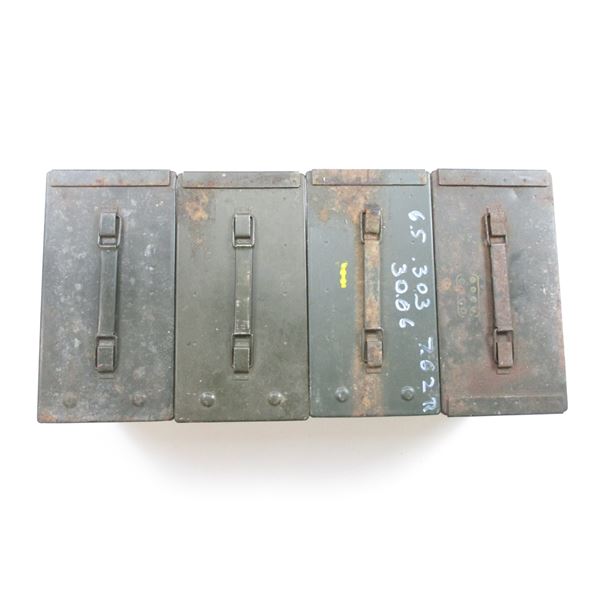 METAL AMMO TIN LOT