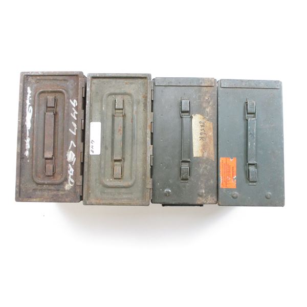 METAL AMMO TIN LOT