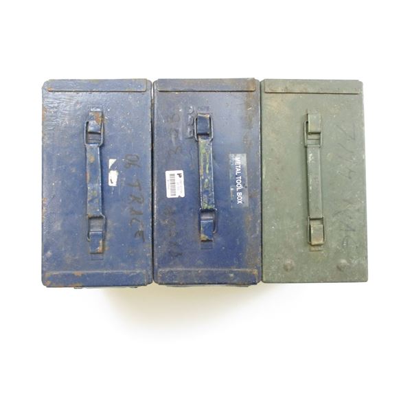 METAL AMMO TIN LOT