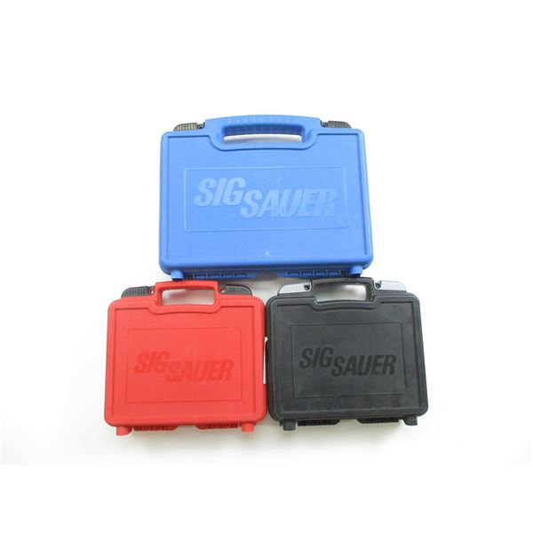 HARD SIG SAUER PISTOL CASE LOT