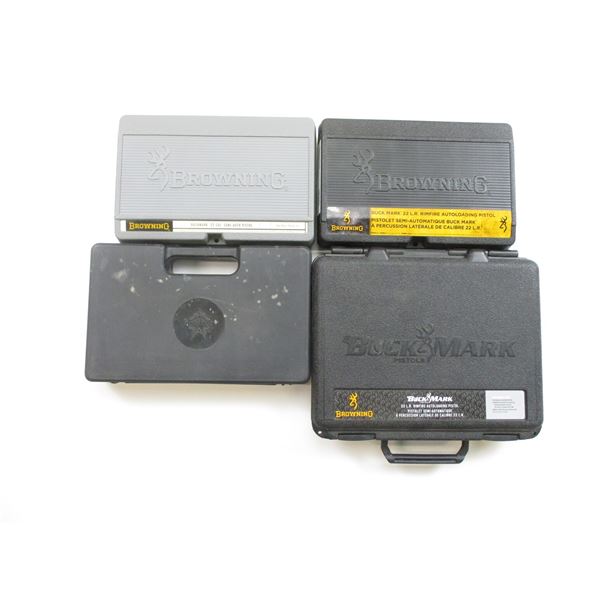 ASSORTED HARD PISTOL CASE LOT