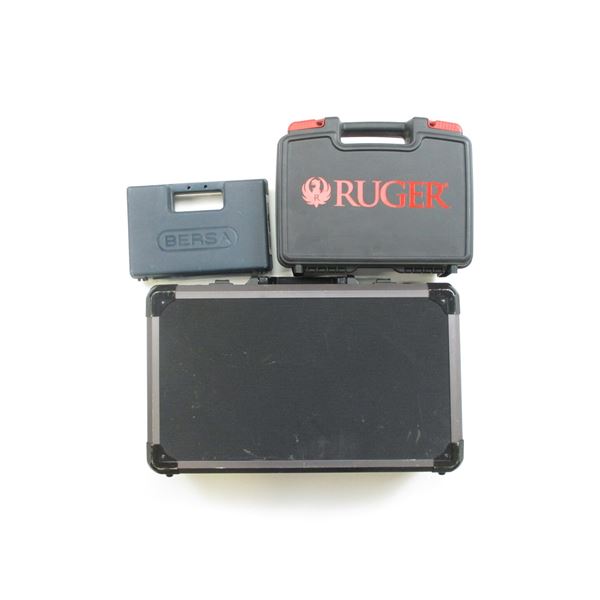 ASSORTED HARD PISTOL CASE LOT