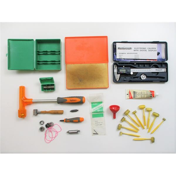 ASSORTED RELOADING ACCESSORIES LOT