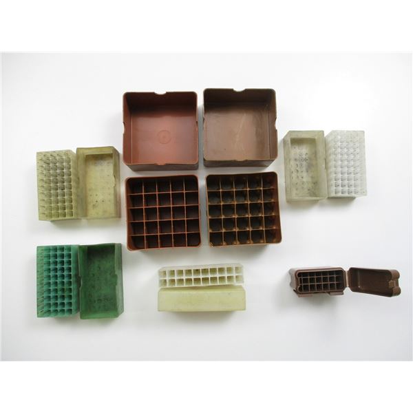 ASSORTED PLASTIC AMMO CASE LOT