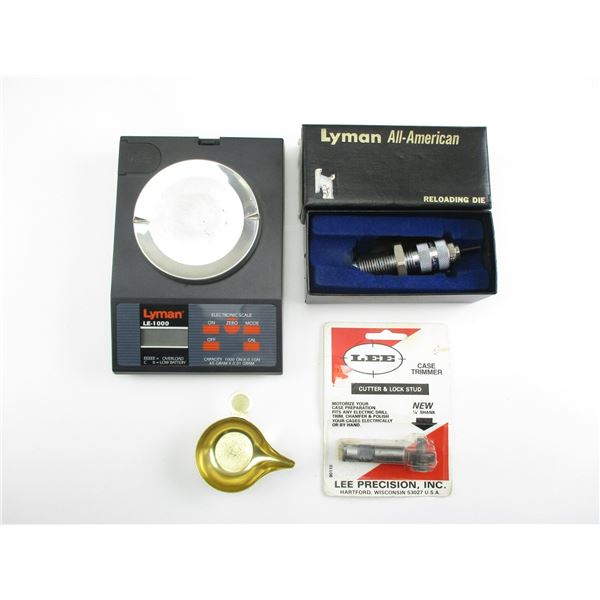 ASSORTED RELOADING ACCESSORIES LOT