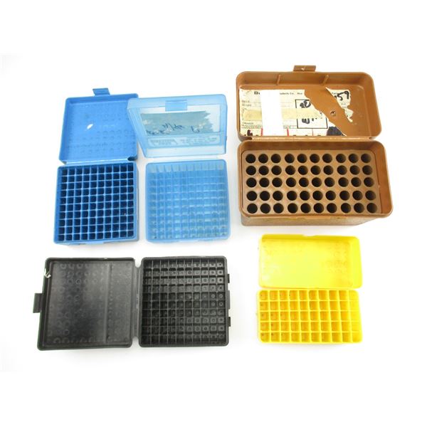 ASSORTED PLASTIC AMMO CASE LOT