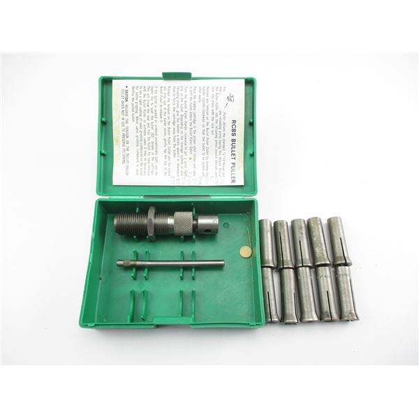 RCBS BULLET PULLER AND COLLET LOT