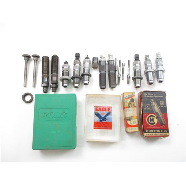 ASSORTED RIFLE RELOADING DIES LOT