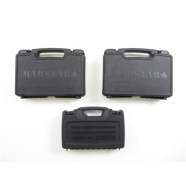 ASSORTED HARD PISTOL CASE LOT