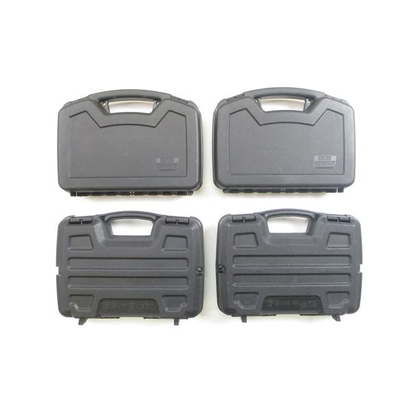 ASSORTED HARD PISTOL CASE LOT
