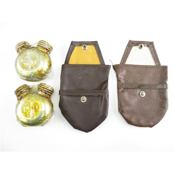 RUSSIAN MILITARY OILER AND POUCH LOT