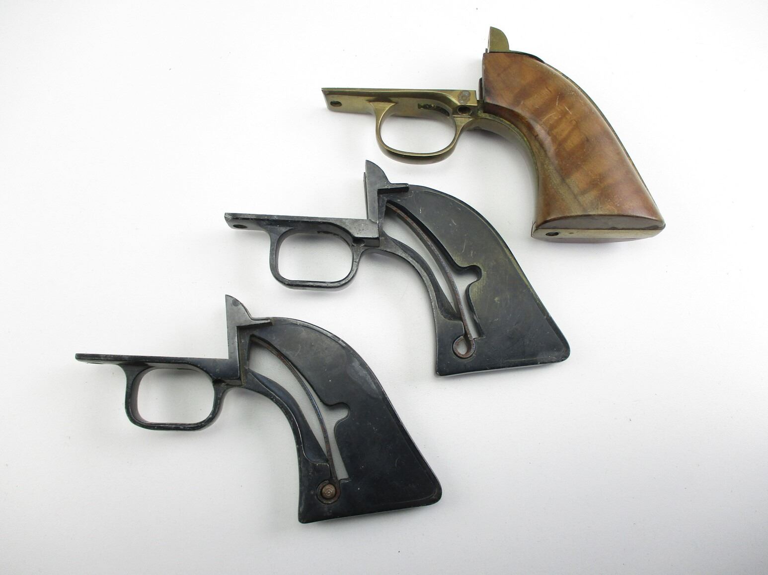 ASSORTED SINGLE SHOT REVOLVER TRIGGER GUARD & BACK STRAPS