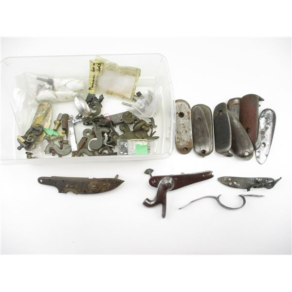 ASSORTED MUZZLE LOADER RIFLE PARTS