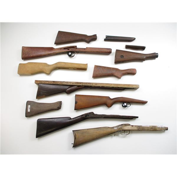 ASSORTED RIFLE STOCK ETC